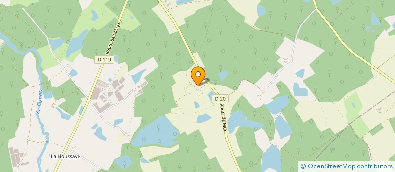 localisation de l'entreprise GROUPEMENT FONCIER RURAL RM CHANTIER  FONTAINES-EN-SOLOGNE