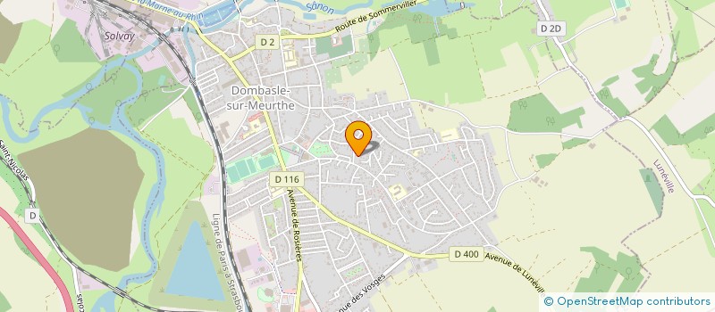 localisation de l'entreprise GROUPEMENT FONCIER RURAL SAINT URBAIN VERMOIS PAR ABREVIATION GFR SAINT URBAIN VERMOIS  ROSIERES-AUX-SALINES