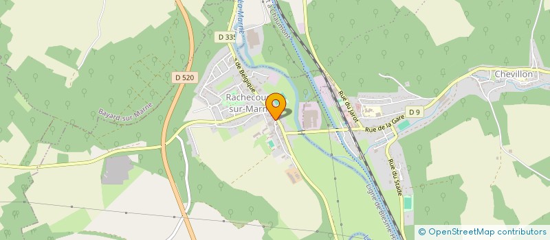 localisation de l'entreprise GROUPEMENT FONCIER RURAL SAVOLDELLI FRERES à RACHECOURT-SUR-MARNE