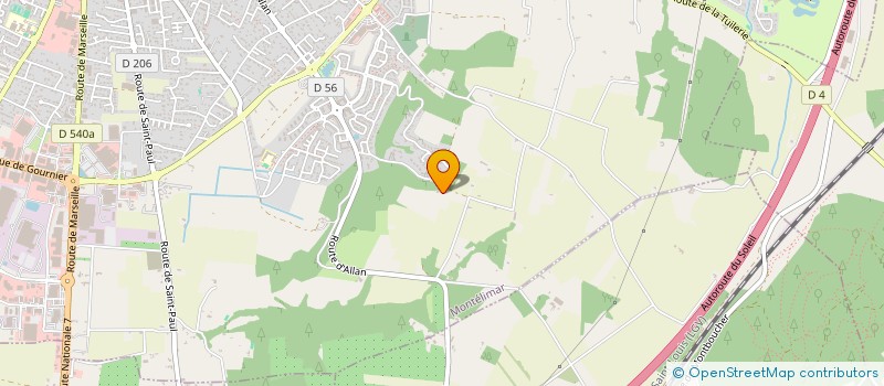 localisation de l'entreprise GROUPEMENT FONCIER RURAL VALENTINI à MONTELIMAR