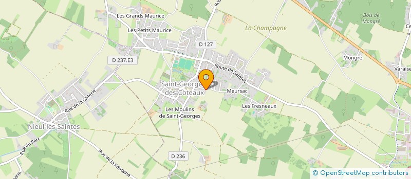 localisation de l'entreprise GROUPEMENT FONCIER RURAL VINET  SAINT-GEORGES-DES-COTEAUX