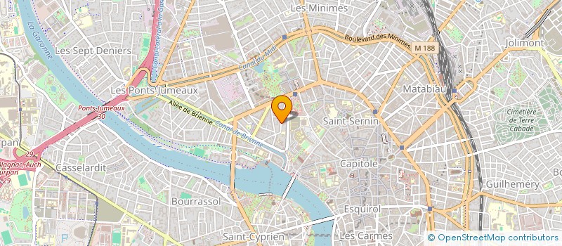 localisation de l'entreprise GROUPEMENT FONCIER RURAL ZENITH à TOULOUSE