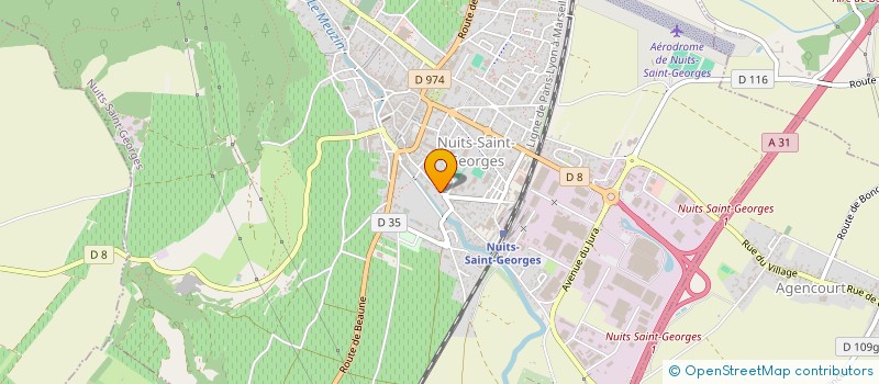 localisation de l'entreprise GROUPEMENT FONCIER VICOLE DES VAUCRAINS à NUITS-SAINT-GEORGES