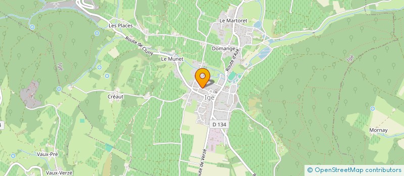 localisation de l'entreprise GROUPEMENT FONCIER VITICOLE CC VIGNES  SOLUTRE-POUILLY