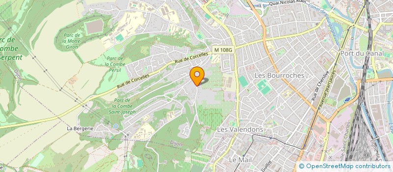 localisation de l'entreprise GROUPEMENT FONCIER VITICOLE CHEMIPER à DIJON