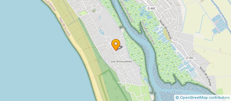 localisation de l'entreprise GROUPEMENT FONCIER VITICOLE CHEVALLIER  L'AIGUILLON-LA-PRESQU'ILE