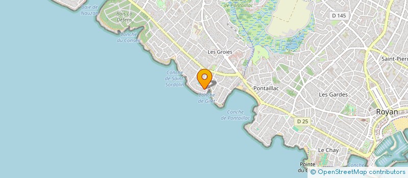 localisation de l'entreprise GROUPEMENT FONCIER VITICOLE CTRE MEDOC  VAUX-SUR-MER