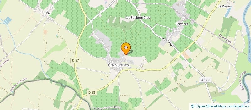 localisation de l'entreprise GROUPEMENT FONCIER VITICOLE DE L'ENCHANTOIR  LE PUY-NOTRE-DAME