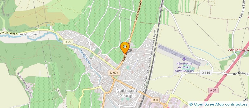 localisation de l'entreprise GROUPEMENT FONCIER VITICOLE DES NUITS MALOUINES  PREMEAUX-PRISSEY