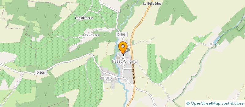 localisation de l'entreprise GROUPEMENT FONCIER VITICOLE DES PETITS GRES  PASSY-GRIGNY