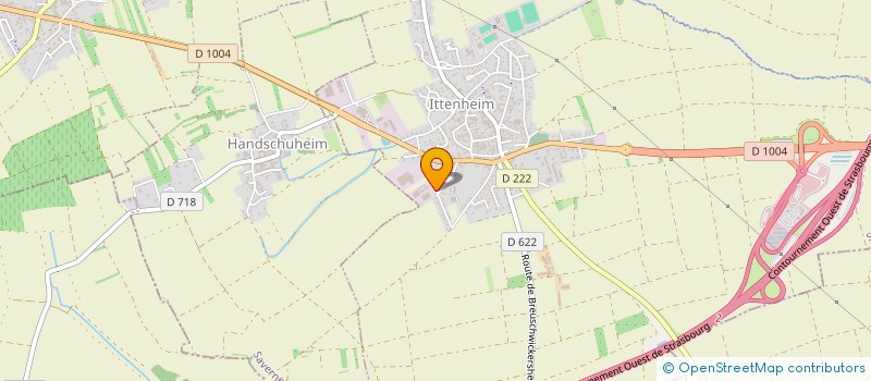 localisation de l'entreprise GROUPEMENT FONCIER VITICOLE ECC  ITTENHEIM