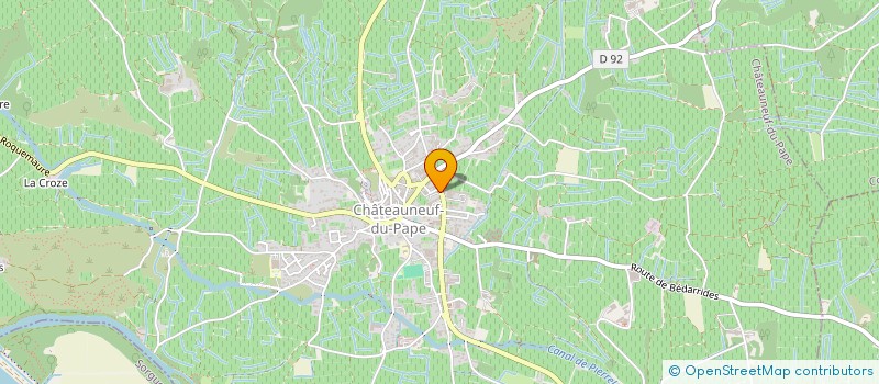 localisation de l'entreprise GROUPEMENT FONCIER VITICOLE JULIETTE AVRIL  CHATEAUNEUF-DU-PAPE