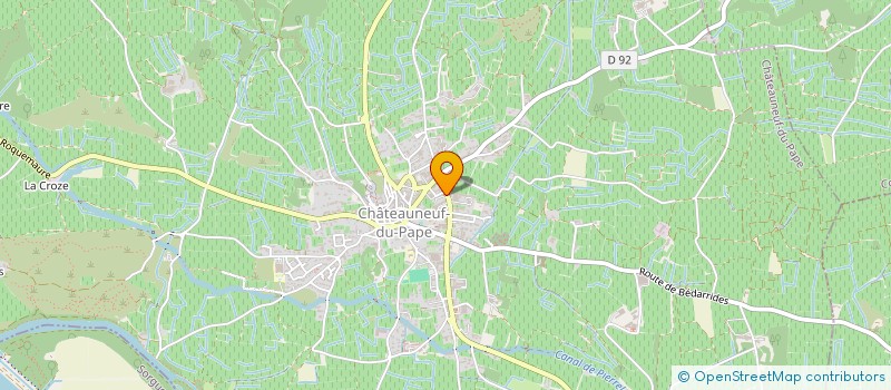 localisation de l'entreprise GROUPEMENT FONCIER VITICOLE JULIETTE AVRIL ET SES ENFANTS  CHATEAUNEUF-DU-PAPE