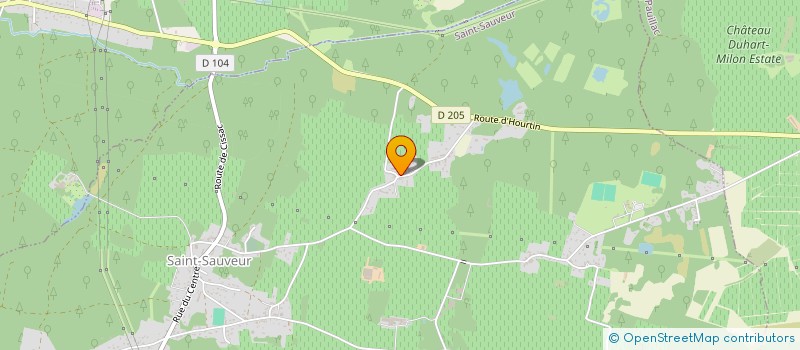 localisation de l'entreprise GROUPEMENT FONCIER VITICOLE LABORDE-MASCARD  SAINT-SAUVEUR