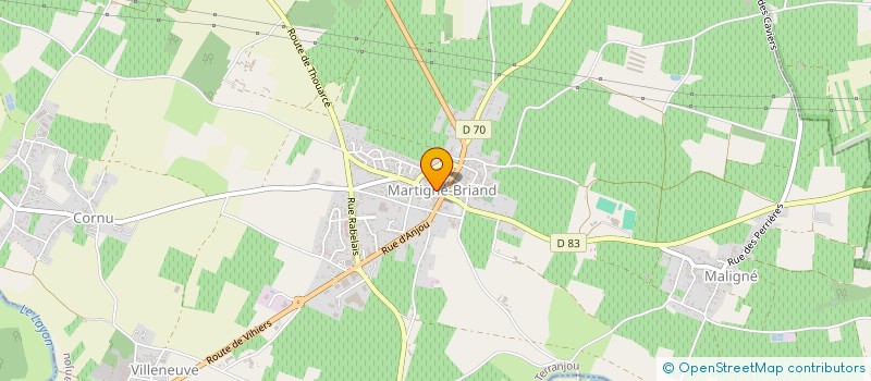 localisation de l'entreprise GROUPEMENT FONCIER VITICOLE LE CLOS DU GRAND RIOU  TERRANJOU