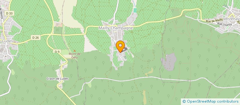 localisation de l'entreprise GROUPEMENT FONCIER VITICOLE LES BULLES DE MAILLY-CHAMPAGNE  MAILLY-CHAMPAGNE