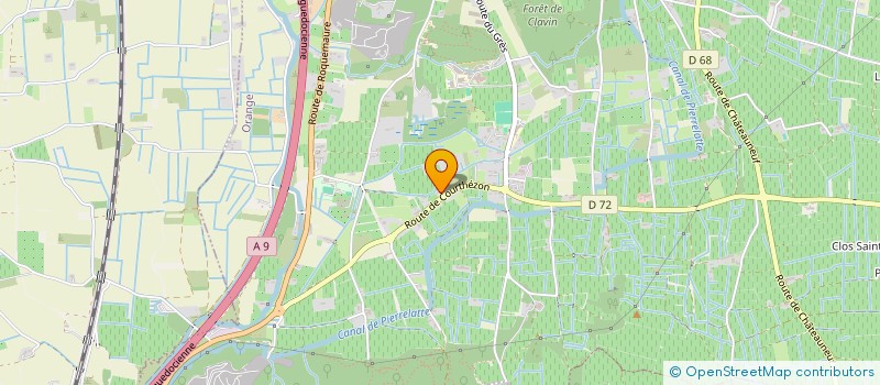 localisation de l'entreprise GROUPEMENT FONCIER VITICOLE LES VIEILLES VIGNES DE VILLENEUVE  ORANGE