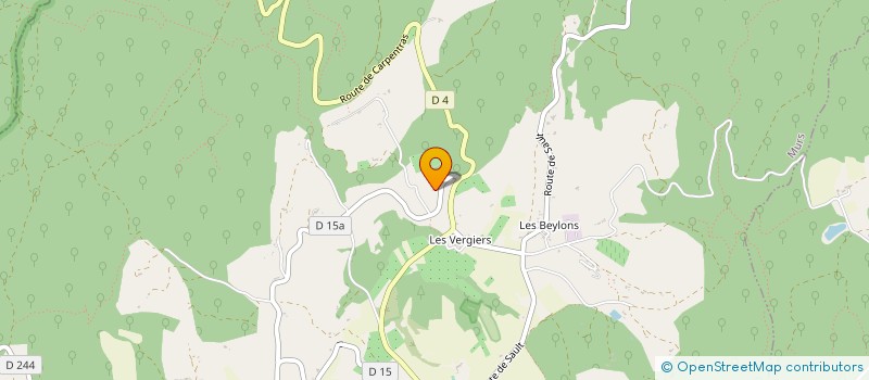 localisation de l'entreprise GROUPEMENT FONCIER VITICOLE LES VIGNES DE GADET  GORDES