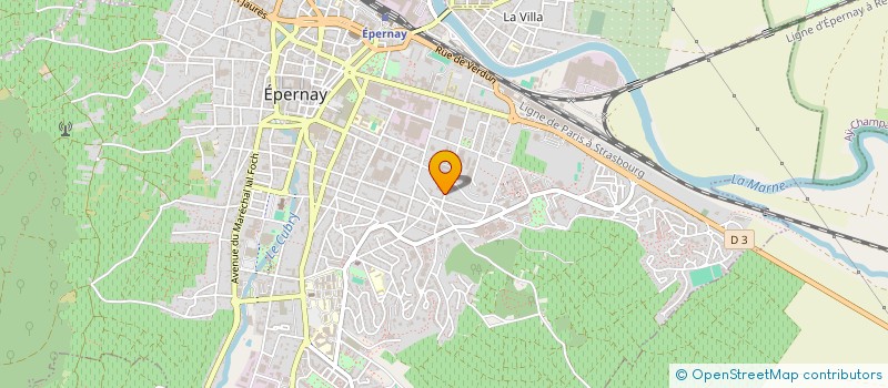 localisation de l'entreprise GROUPEMENT FONCIER VITICOLE SAINT VINCENT AY 1584 - LA MAY  EPERNAY