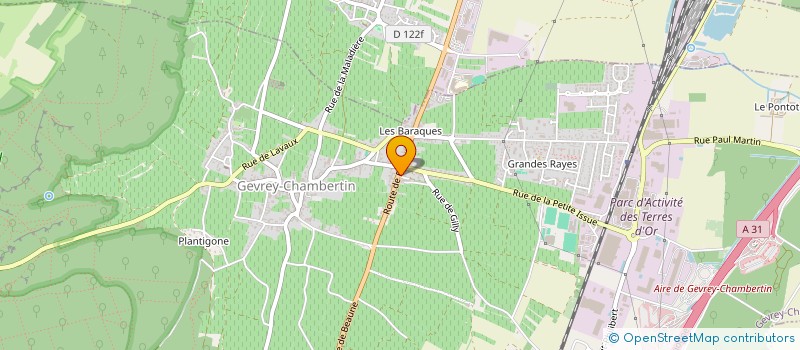 localisation de l'entreprise GROUPEMENT FONCIER VITICOLE TRAPET JEAN  GEVREY-CHAMBERTIN