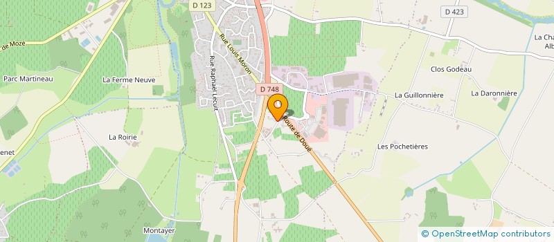 localisation de l'entreprise GROUPEMENT FONCIER VITICOLE VIGNOBLE DE LA GONORDERIE à BRISSAC LOIRE AUBANCE