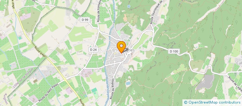 localisation de l'entreprise GROUPEMENT FONCIER VITICOLE VIGNOBLES DE LA PALUD  LAGNES