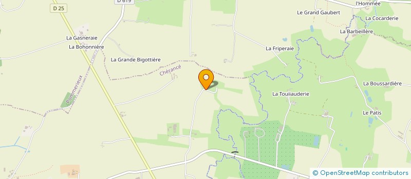 localisation de l'entreprise GROUPEMENT FONCIERE AGRICOLE DE LA SOUMIERE  CHERANCE