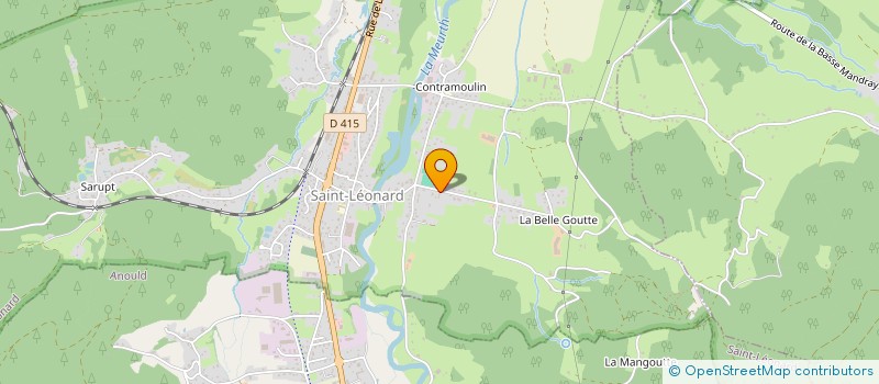 localisation de l'entreprise GROUPEMENT FORESTIER  SAINT-LEONARD