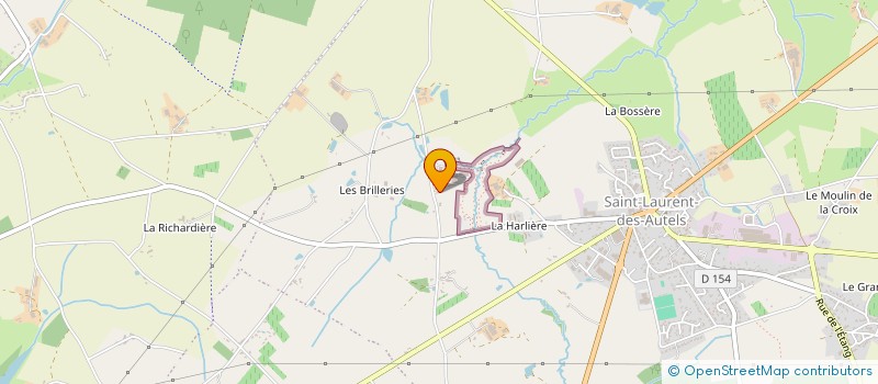 localisation de l'entreprise GROUPEMENT FORESTIER ABG  OREE-D'ANJOU