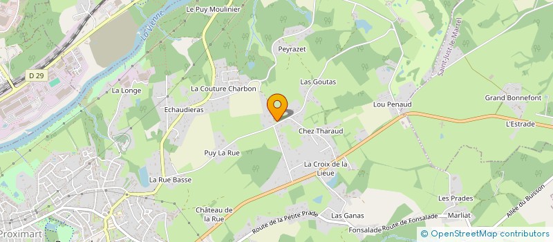 localisation de l'entreprise GROUPEMENT FORESTIER ABV à PANAZOL