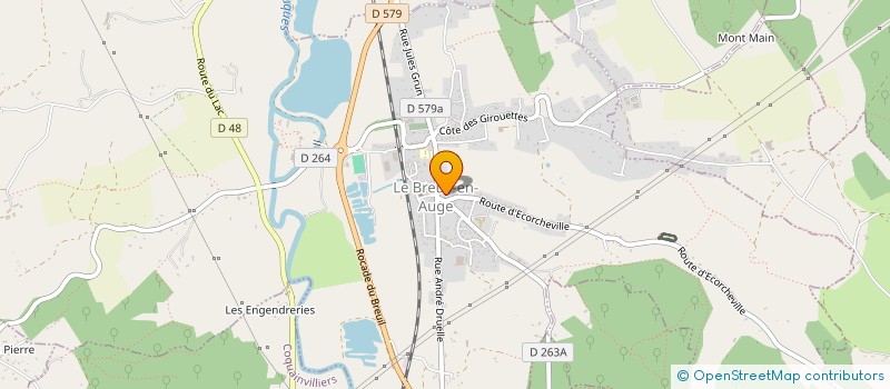 localisation de l'entreprise GROUPEMENT FORESTIER ADELINE  BREVEDENT (LE)