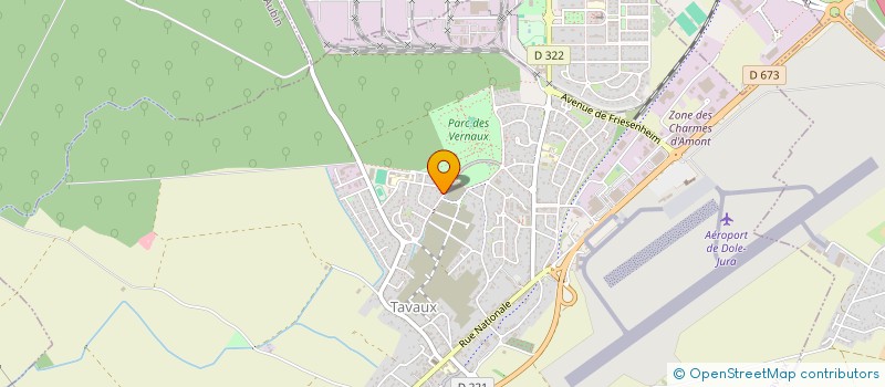 localisation de l'entreprise GROUPEMENT FORESTIER ALBERIC  TAVAUX