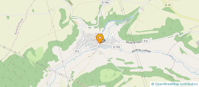 localisation de l'entreprise GROUPEMENT FORESTIER ALMA  LUCENAY-LE-DUC