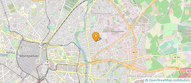 localisation de l'entreprise GROUPEMENT FORESTIER ALYVMART à MONTPELLIER