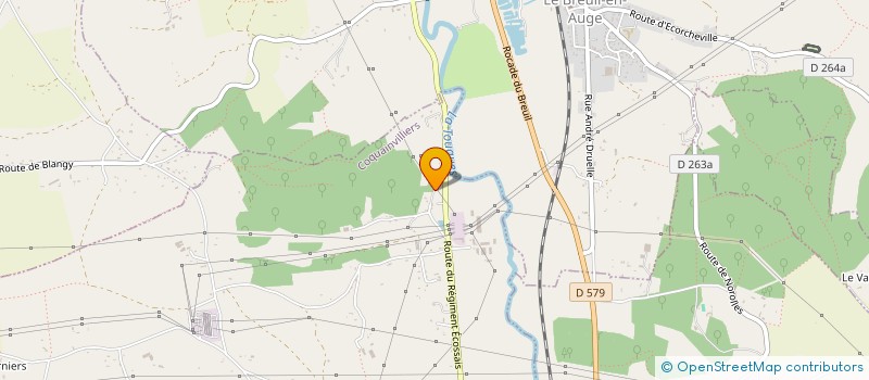 localisation de l'entreprise GROUPEMENT FORESTIER ANNIE ANNICK à COQUAINVILLIERS