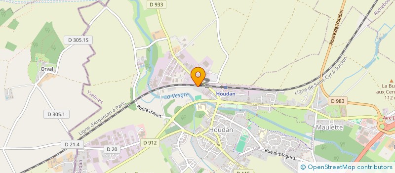 localisation de l'entreprise GROUPEMENT FORESTIER BEATRIX  HOUDAN