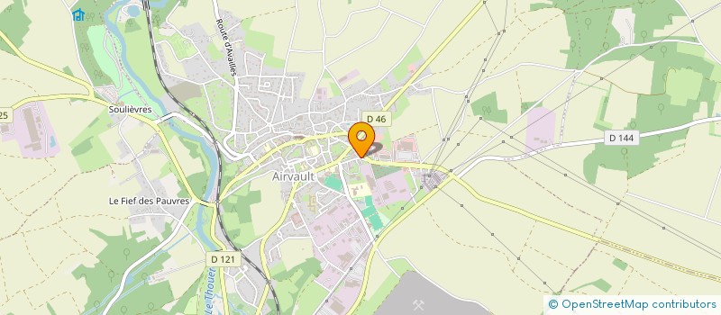 localisation de l'entreprise GROUPEMENT FORESTIER BERNIER  AIRVAULT