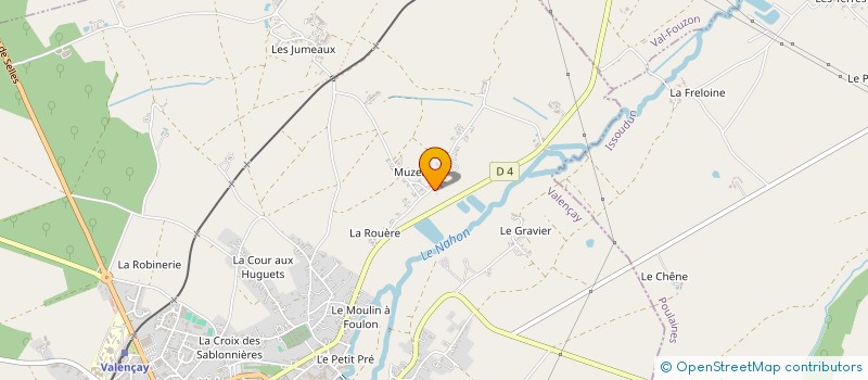 localisation de l'entreprise GROUPEMENT FORESTIER BOIS BELLE ETOILE à VALENCAY