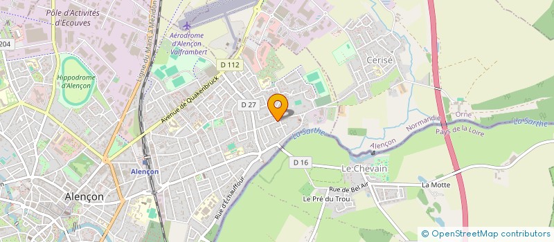 localisation de l'entreprise GROUPEMENT FORESTIER BOIS BOUILLONNAIS à ALENCON