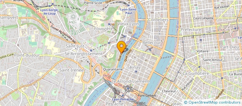 localisation de l'entreprise GROUPEMENT FORESTIER BOIS D'ALLOGNY à LYON