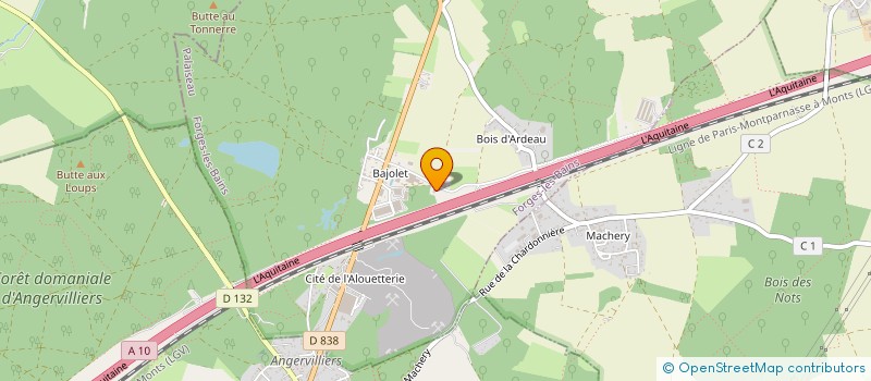 localisation de l'entreprise GROUPEMENT FORESTIER BOURGE PAR ABBREVIATION GFF  FORGES-LES-BAINS