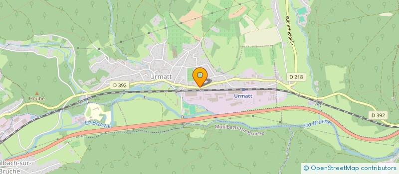 localisation de l'entreprise GROUPEMENT FORESTIER BOURSIER MOUGENOT  URMATT