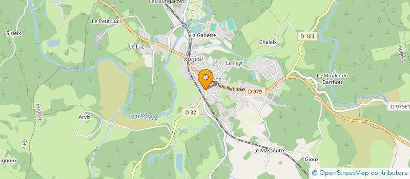localisation de l'entreprise GROUPEMENT FORESTIER BREUILH LA VERGNE à PEROLS-SUR-VEZERE