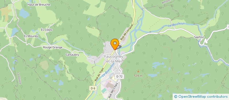 localisation de l'entreprise GROUPEMENT FORESTIER BRIMBELLE  FAUCOGNEY-ET-LA-MER