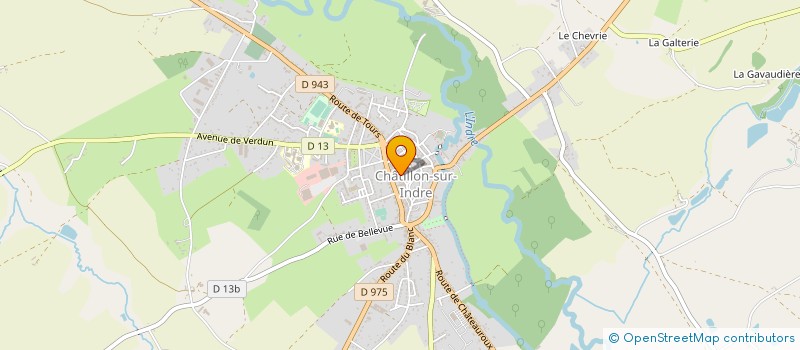 localisation de l'entreprise GROUPEMENT FORESTIER BRUYERE DE LORIOT à CHATILLON-SUR-INDRE