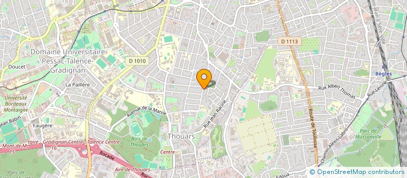 localisation de l'entreprise GROUPEMENT FORESTIER CADART  TALENCE