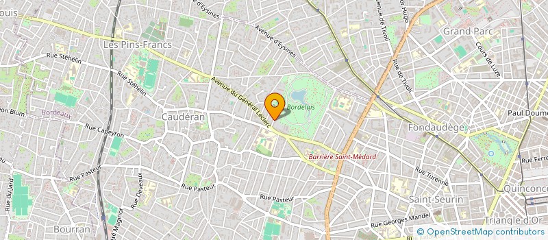 localisation de l'entreprise GROUPEMENT FORESTIER CAMTL  BORDEAUX