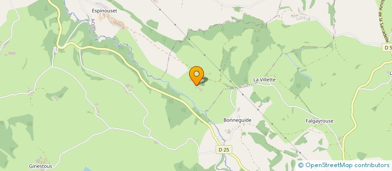 localisation de l'entreprise GROUPEMENT FORESTIER CASTANIES à AURIAC-LAGAST