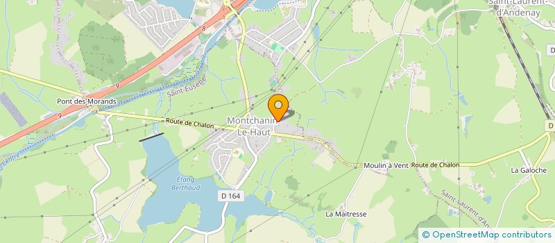 localisation de l'entreprise GROUPEMENT FORESTIER CENTRE MORVAN  SAINT-EUSEBE