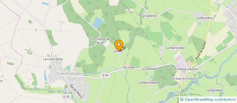 localisation de l'entreprise GROUPEMENT FORESTIER CHANTEBUZAIN  GRAND'LANDES